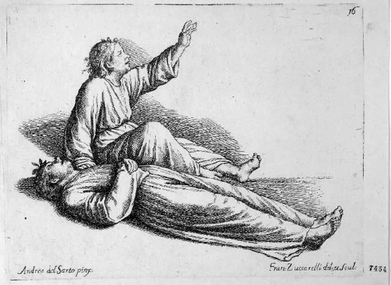 Storia dei Padri Serviti dipinta nel monastero dell'Annunciata di Firenze - incisore, Pinacoteca Tosio Martinengo, Brescia